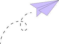 icone plane purple