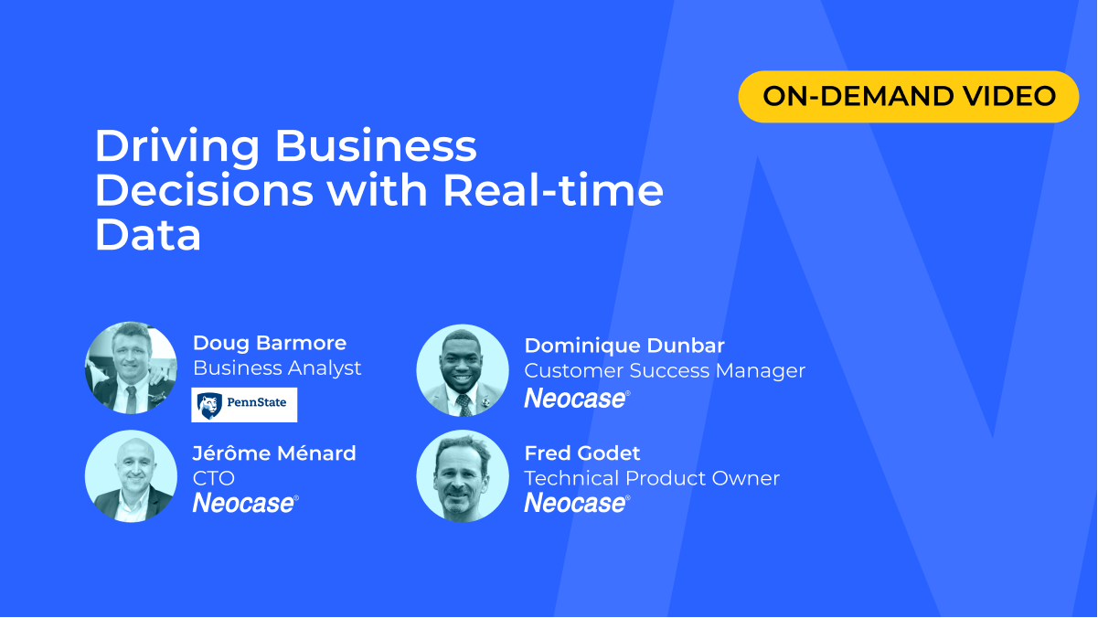 Webinar Driving Business Decisions with Real-time Data