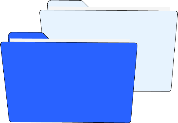 icone file blue