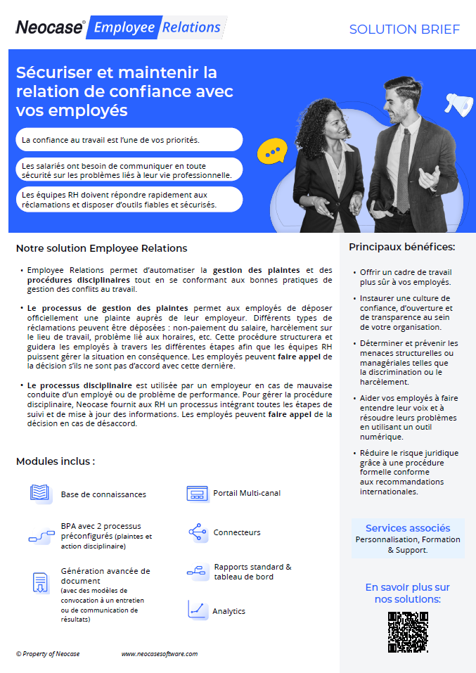 Employee Relations – FR