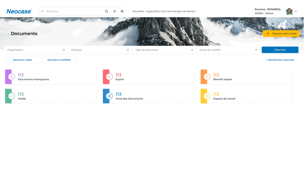 Document management Neocase